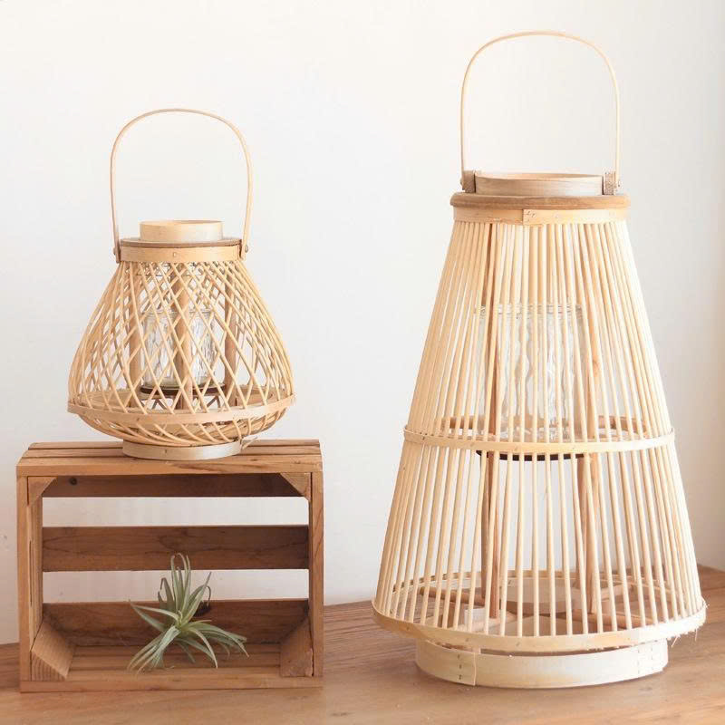 Đèn lồng tre đan thủ công